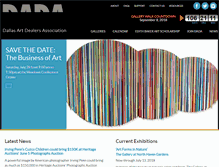 Tablet Screenshot of dallasartdealers.org